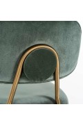 RICHMOND krzesło barowe XENIA JADE VELVET zielony - Richmond Interiors